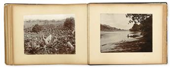 (FIJI--EARLY PHOTOGRAPHS.) An album containing 54 photographs,